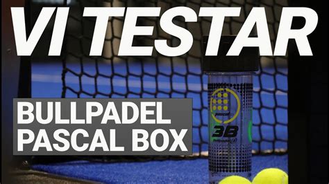 Toradh íomhá ar Bullpadel Pascal Box