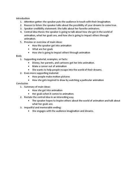 Image result for Animation Outline Script