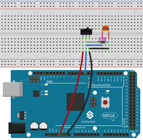 Image result for Arduino Slide Switch and LED