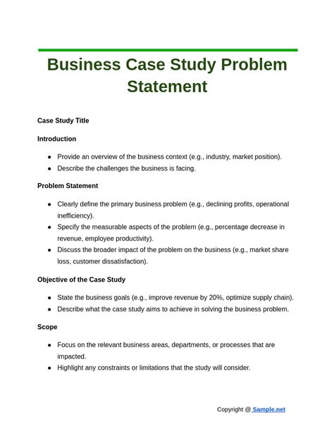 Image result for Statement of the Problem Case Study