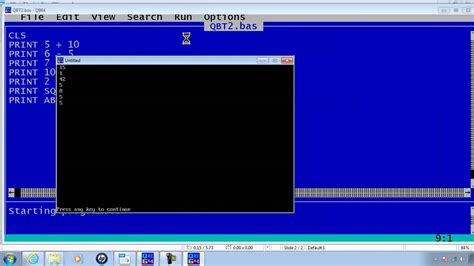 Toradh íomhá ar QB64 Sample Programs