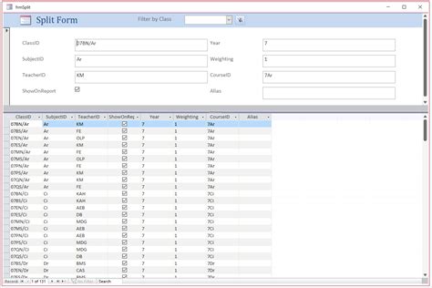 Afbeeldingsresultaten voor MS Access Split Form in Tamil