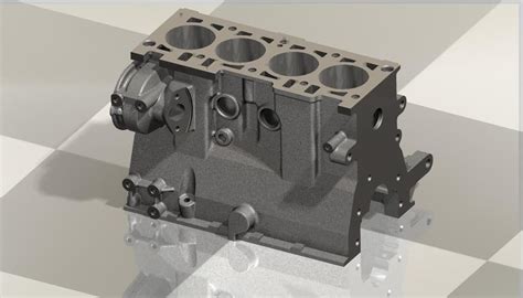 Image result for Engine Block Modeling Geometry 3D