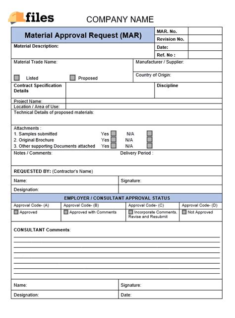 Image result for Material Request Form