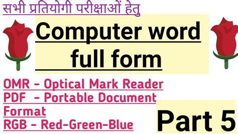 Afbeeldingsresultaten voor Full Form of Computer Related Words