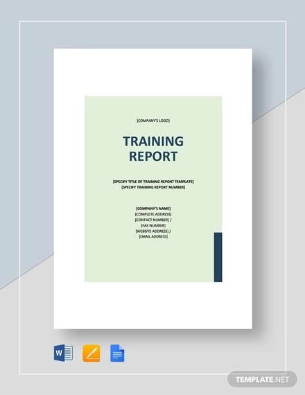 Image result for How to Write a Training Report