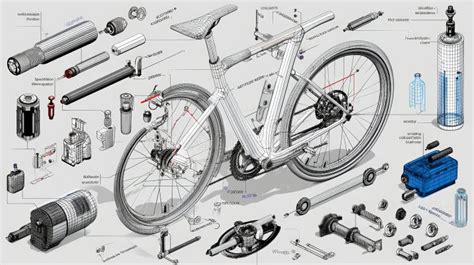 Toradh íomhá ar Exploded View of Bicycle