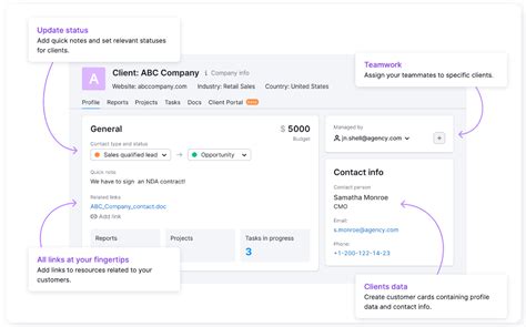CRM Sample Data に対する画像結果