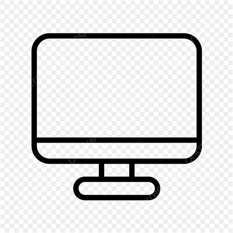 Image result for White Computer Icon Transparent Background