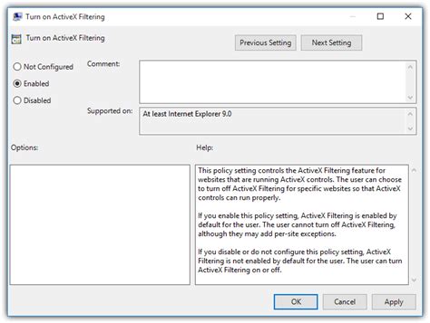 Enable ActiveX Group Policy ପାଇଁ ପ୍ରତିଛବି ଫଳାଫଳ