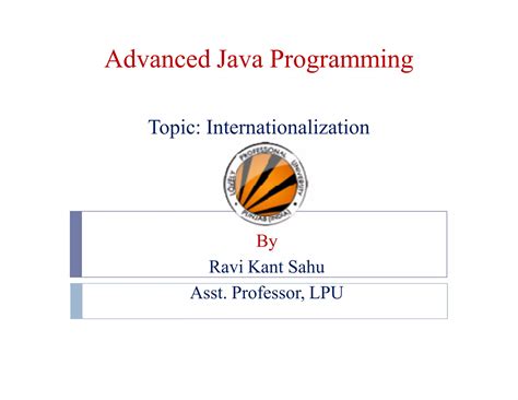Toradh íomhá ar Internatioalization in Java PPT
