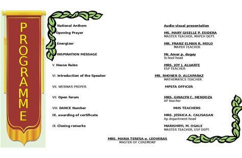 Toradh íomhá ar Gad Program Invitation Design