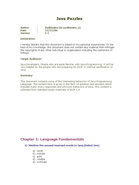 Afbeeldingsresultaten voor Java Puzzles Book