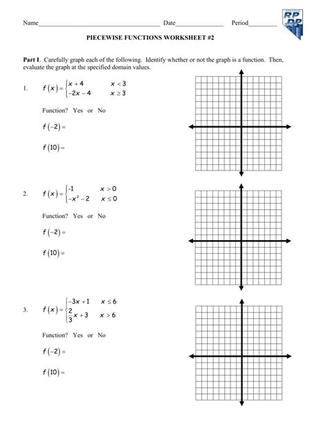 Image result for Graphing Piecewise Functions Worksheet Easy