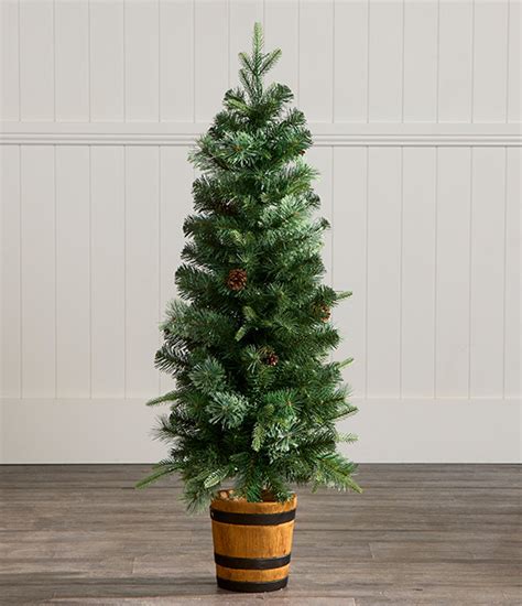 Image result for Potted Christmas Tree 4Ft Tall