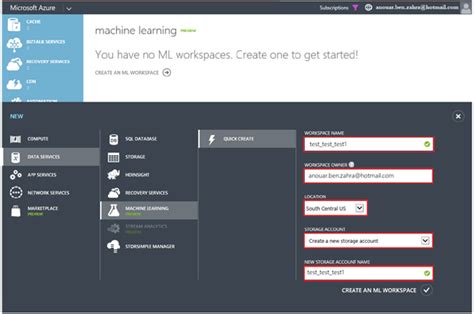 Image result for Create Azure Machine Learning Workspace