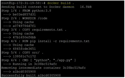 Toradh íomhá ar Create a Dockerfile