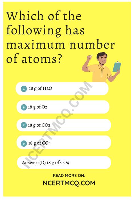 Image result for Atoms and Molecules Class 9 MCQ