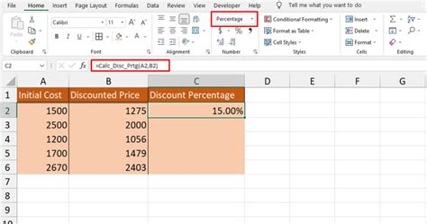 Image result for Excel Discount Rate