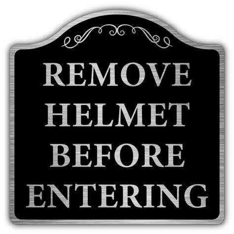 Image result for Remove Helmet Sign
