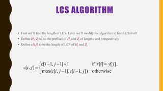Afbeeldingsresultaten voor LCS CPP in Analysis of Algorithm