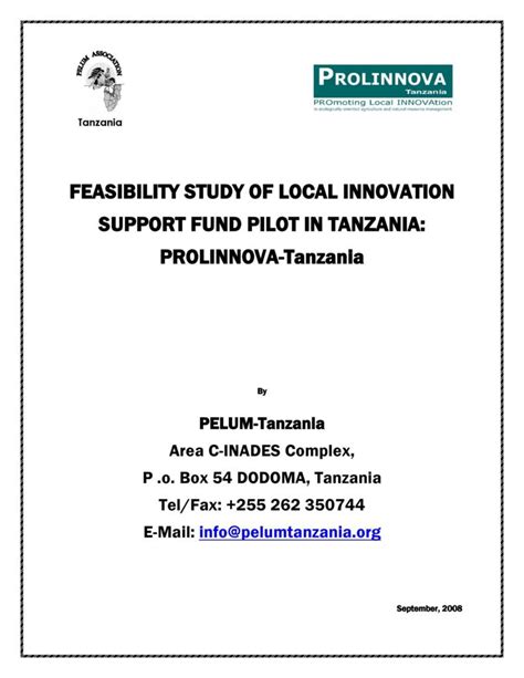 Image result for Feasibility Study Introduction Example