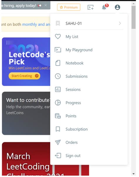 Toradh íomhá ar LeetCode Profile