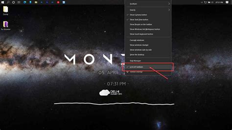 Image result for How to Find Unlock Taskbar
