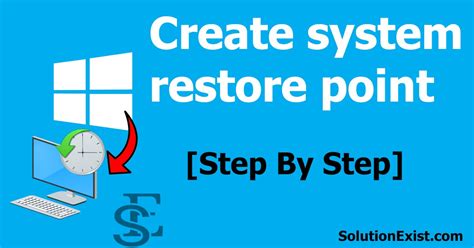 Image result for System Restore Point Windows 1.0