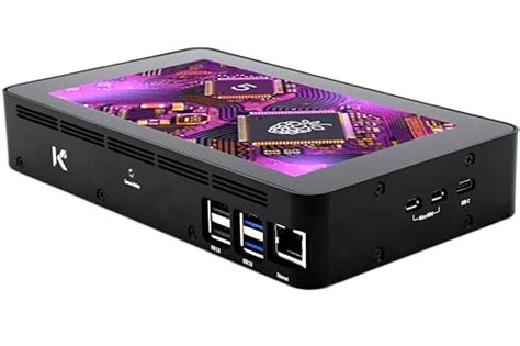 Toradh íomhá ar Raspberry Pi Case with LED Fan and Screen