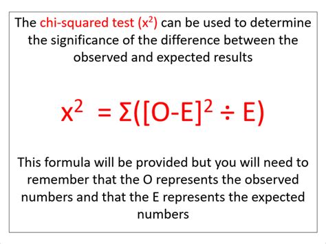Image result for Chi-Squared Test a Level Biology
