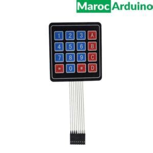 Toradh íomhá ar Clavier 4x4 Arduino