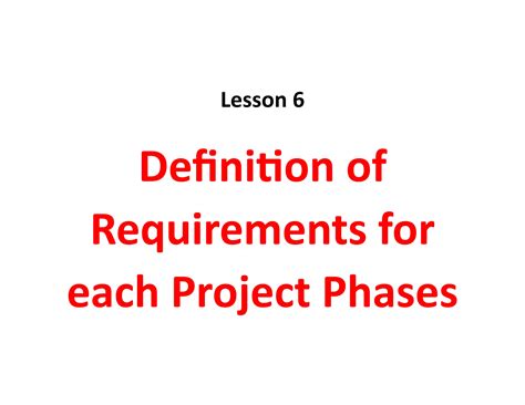 Image result for Requirements Definition Project Management