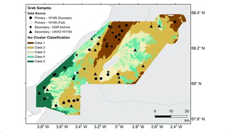 Toradh íomhá ar Unsupervised Classification ArcGIS Map