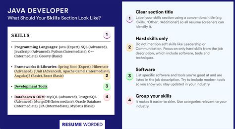 Professional Summary for Java Developer に対する画像結果