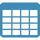 Toradh íomhá ar Database Table Icon