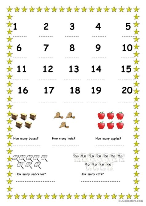 Image result for ESL Math Worksheets