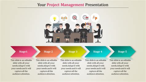Creative Project Management PPT Template & Google Slides
