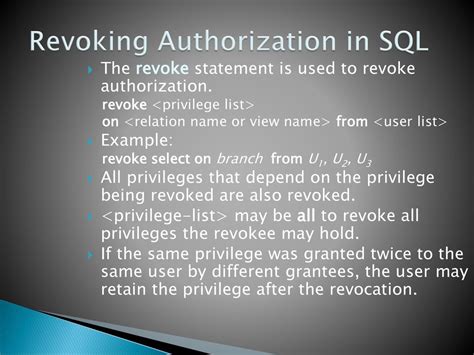 Image result for Meaning of Revoking the Right of the Privileged User