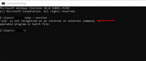 PIP Is Not Recognized as Internal or External in Command Prompt に対する画像結果