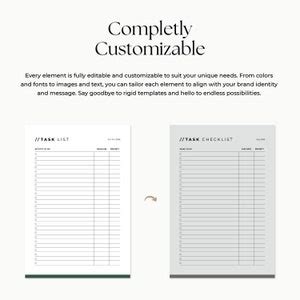 Toradh íomhá ar Task List Checklist Template