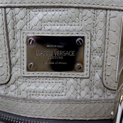 تصویر کا نتیجہ برائے Python Leather Versace Bag