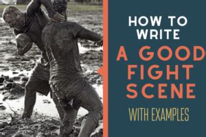 Image result for How to Write a Fight Scene Example