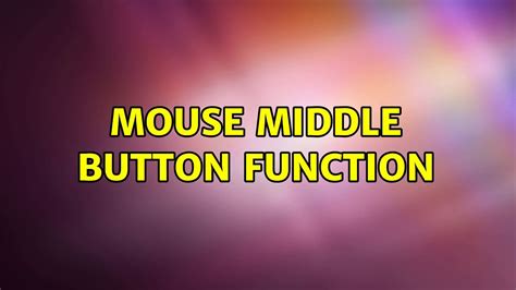 Image result for Middle Button
