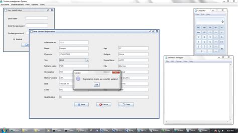 Image result for Student Management System in Java Block Diagram