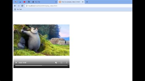Toradh íomhá ar Autoplay Video HTML5 Not Working