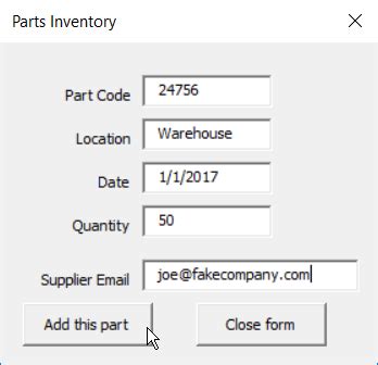 Toradh íomhá ar Excel Userform with Verify Code