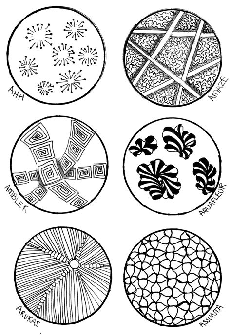 Image result for Zentangle Examples Step by Step