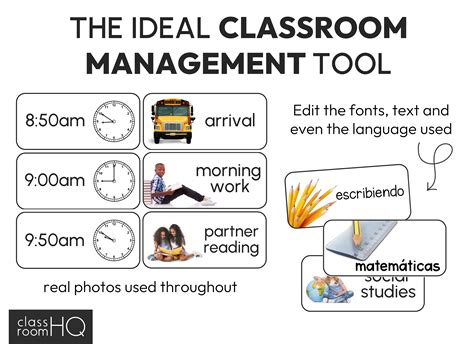 Image result for Visual Timetable Classroom Photo Example