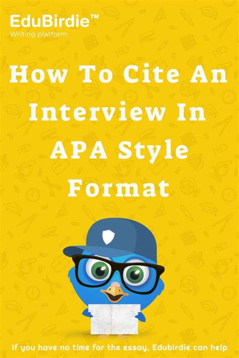 APA Format Interview Citation Example માટે ઇમેજ પરિણામ